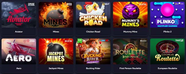 Instant Games в онлайн-казино — краш-игры, Plinko, Mines