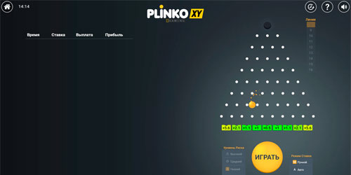 Plinko game